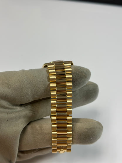Rolex Day-Date 36 Champagne Jubilee Diamond Dial on President 118348 Papers 2008