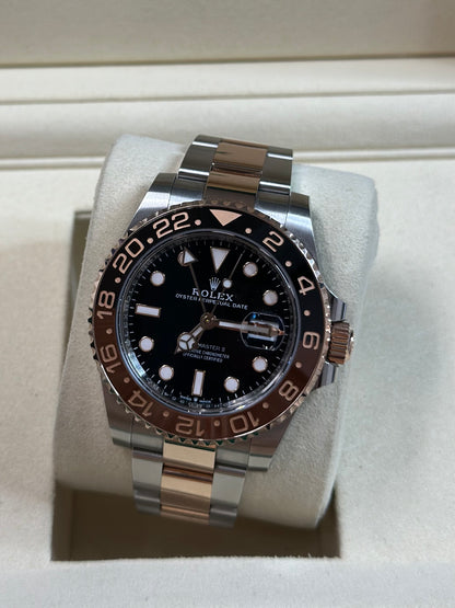 Rolex GMT-Master II "Root Beer" Black Dial on Oyster 126711CHNR Papers 2025
