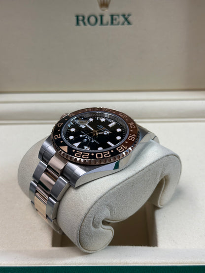 Rolex GMT-Master II "Root Beer" Black Dial on Oyster 126711CHNR Papers 2025