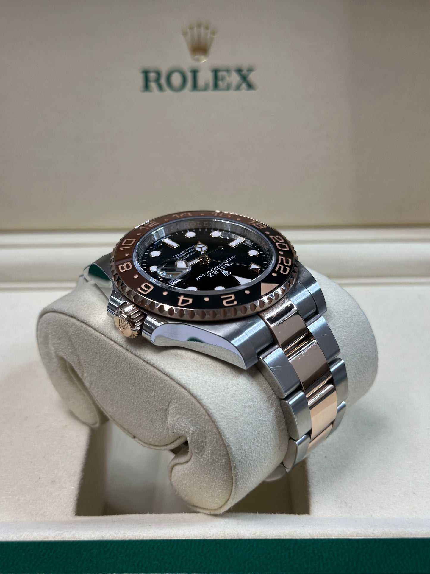 Rolex GMT-Master II "Root Beer" Black Dial on Oyster 126711CHNR Papers 2025