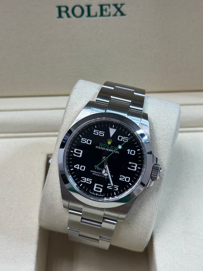 Rolex Airking Black Dial on Oyster 126900 Papers 2026