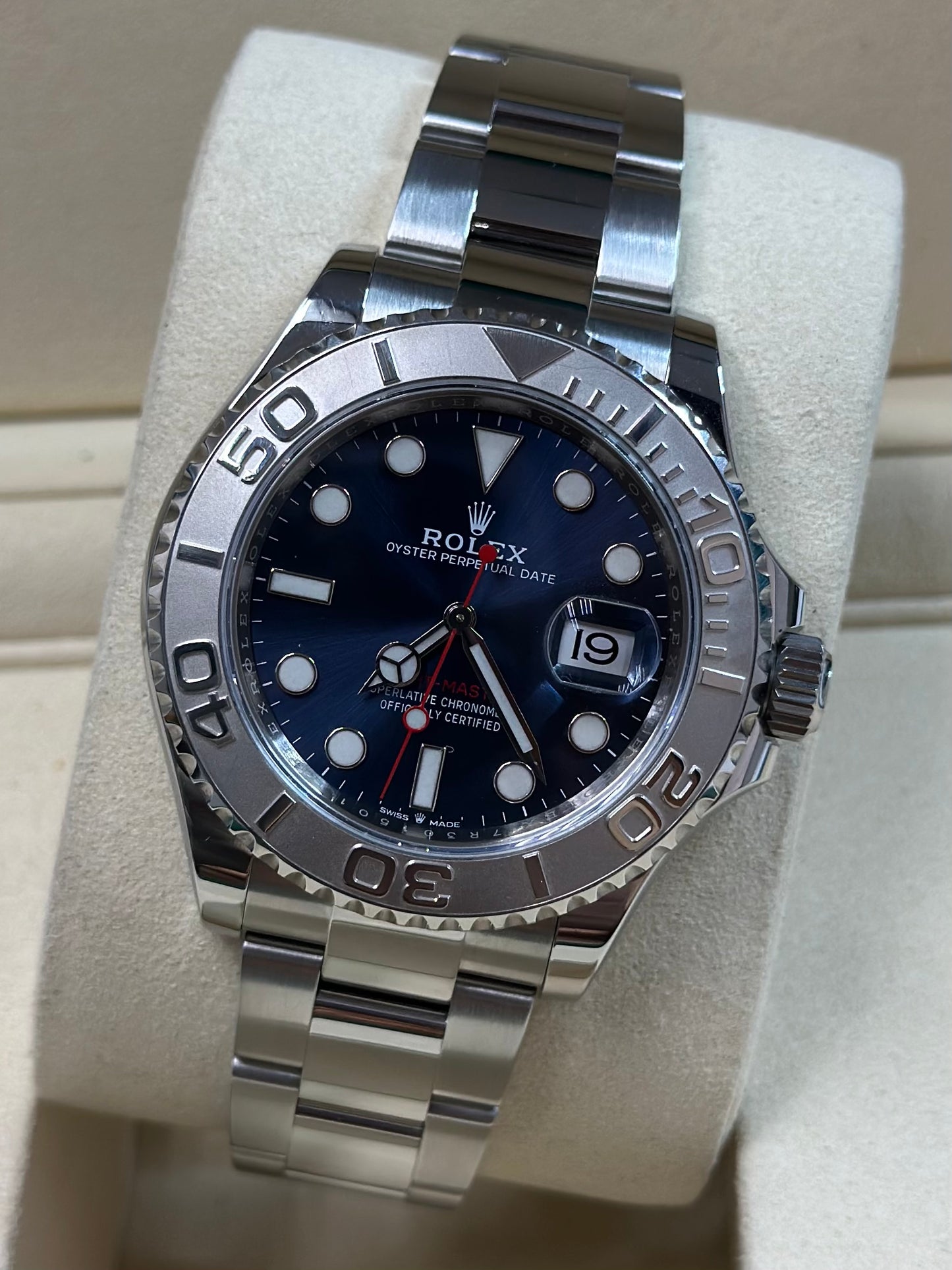 Rolex Yacht-Master Blue Dial on Oyster 126622 Papers 2020