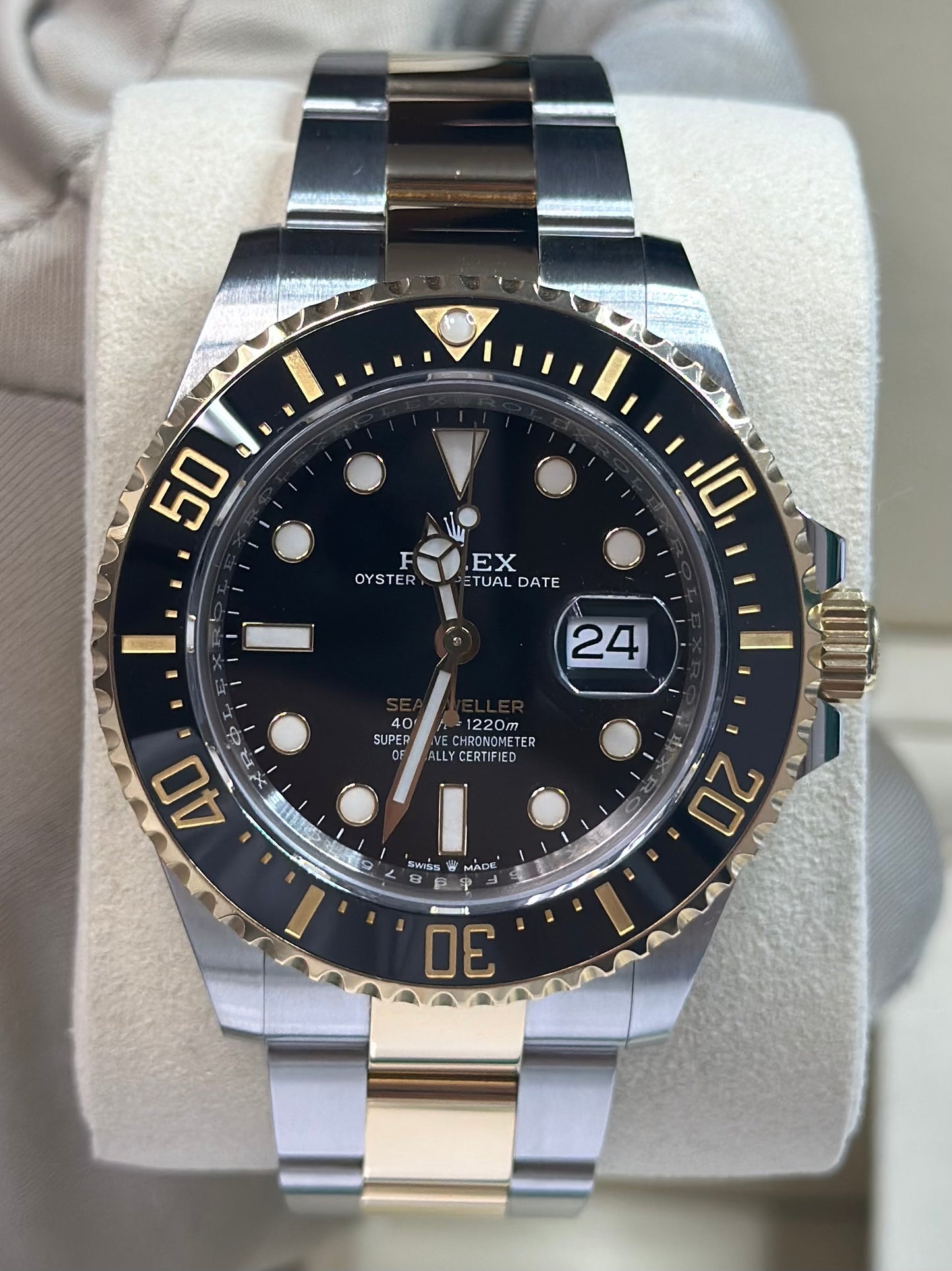 Rolex Sea-Dweller 43 Black Dial on Oyster 126603 Papers 2020