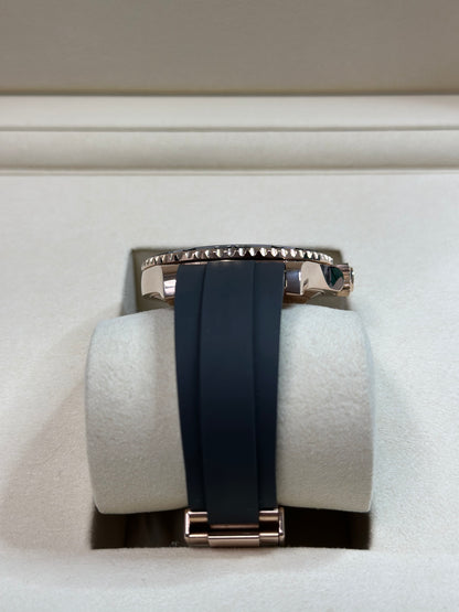 Rolex Yacht-Master Black Dial on Oysterflex 126655 Papers 2021