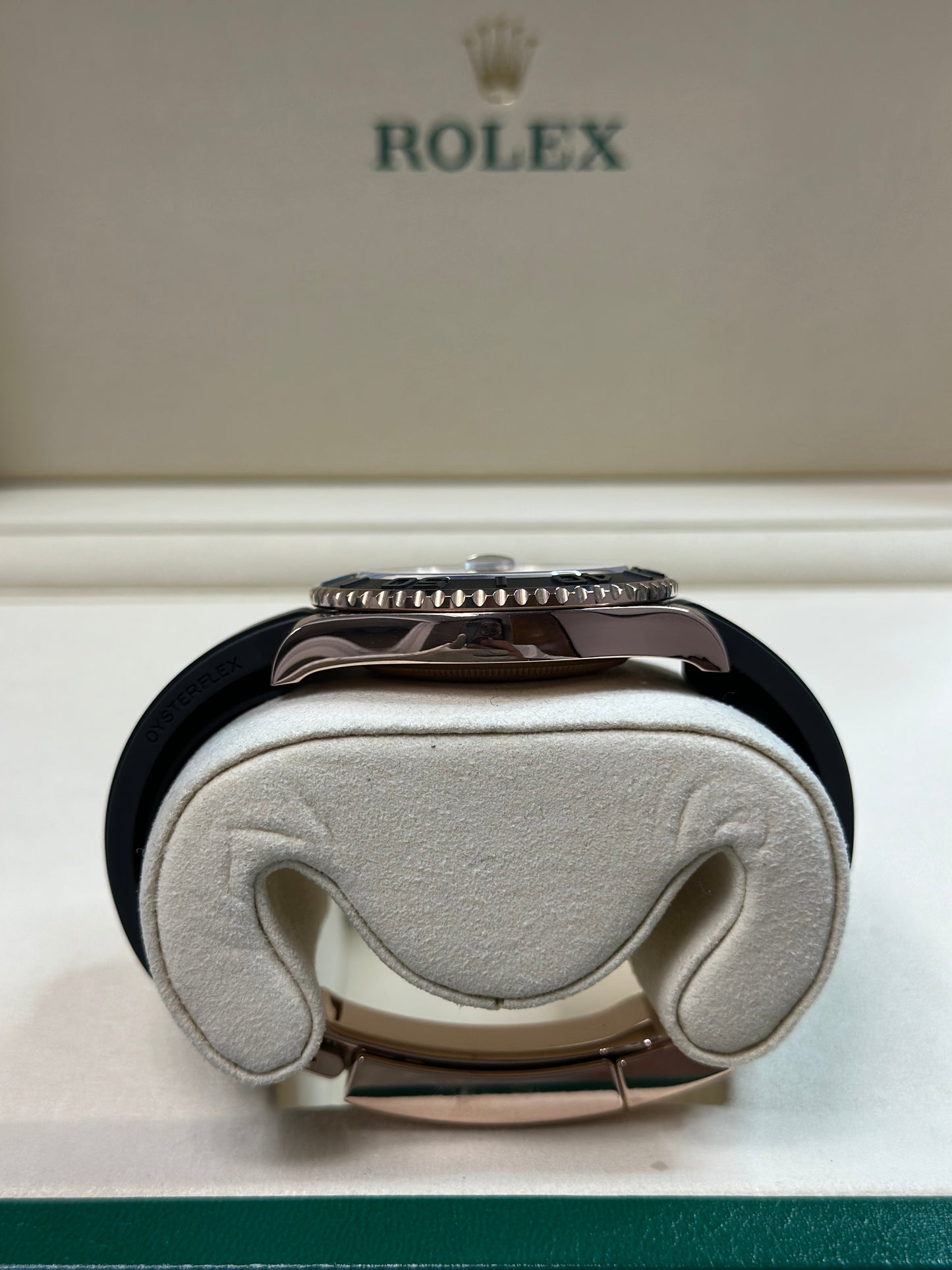 Rolex Yacht-Master Black Dial on Oysterflex 126655 Papers 2021
