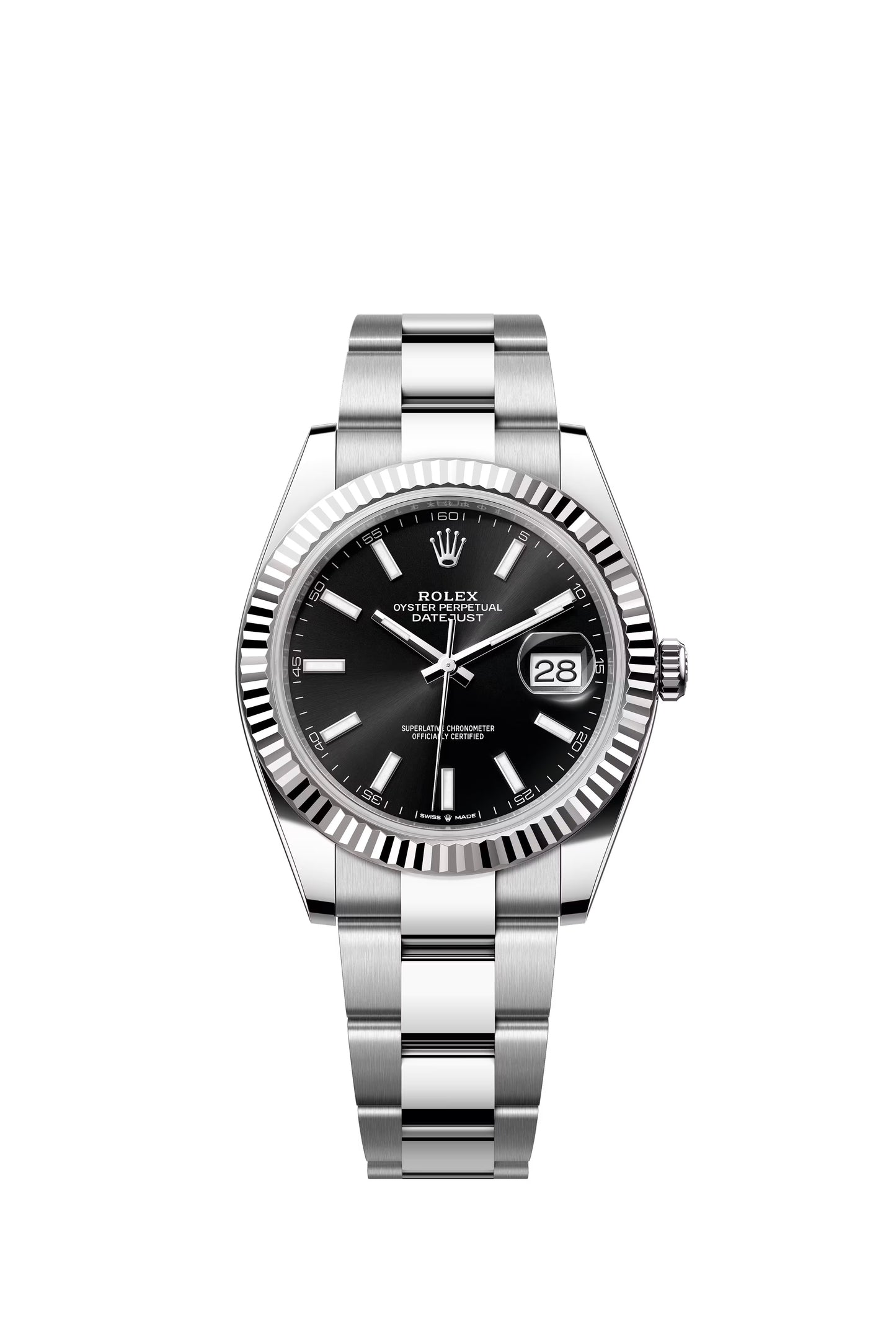 Rolex Datejust 41 Black Index Dial on Oyster 126334 Papers 2020