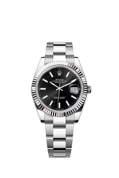 Rolex Datejust 41 Black Index Dial on Oyster 126334 Papers 2020