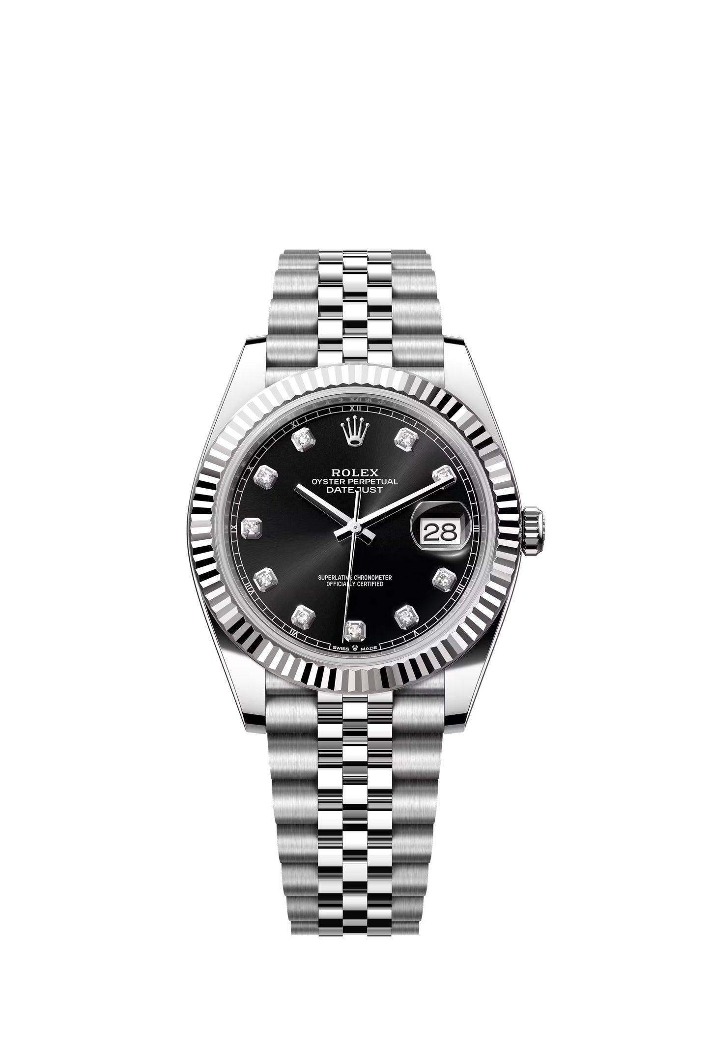 Rolex Datejust 36 Black Diamond Dial on Jubilee 126234 Papers 2026