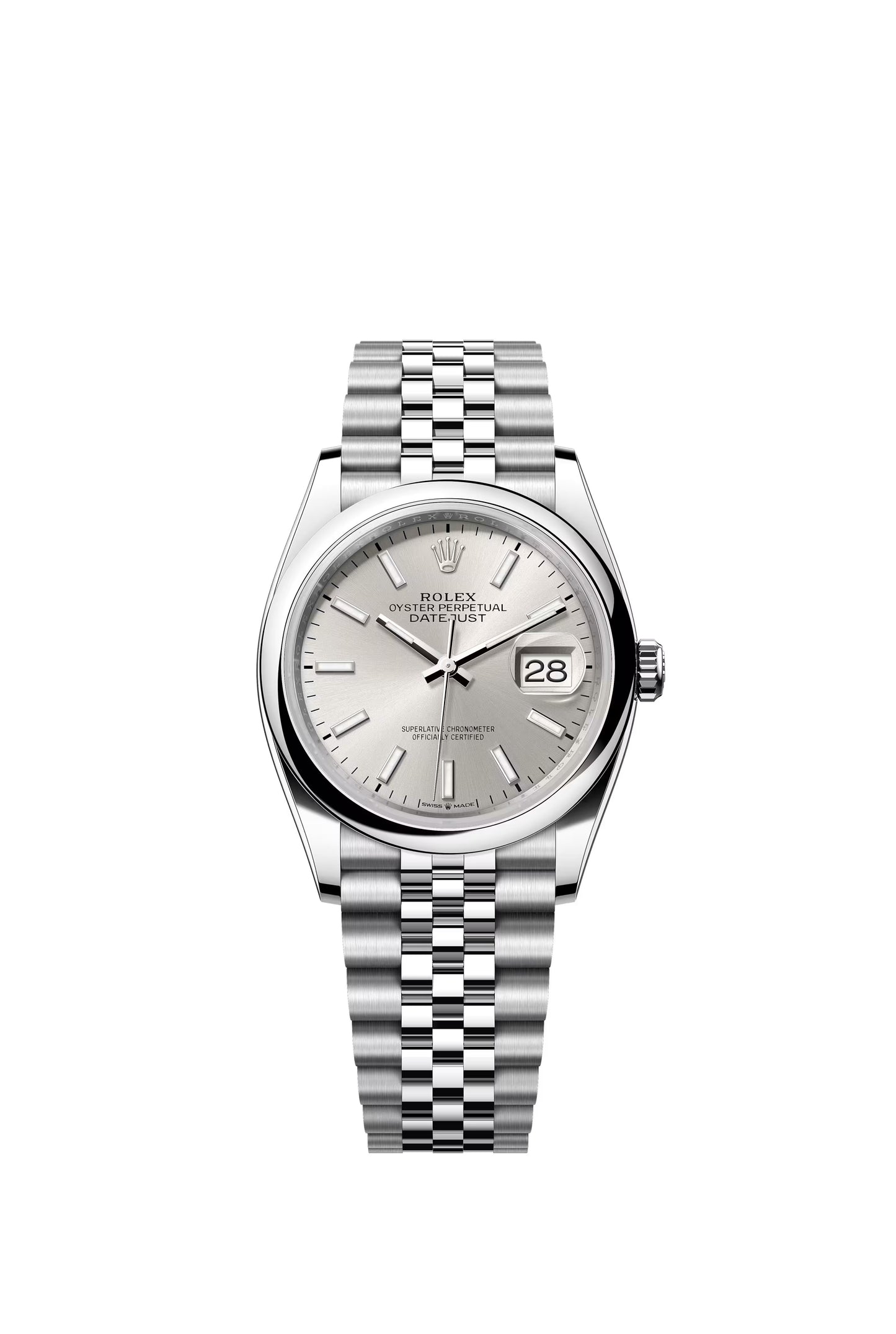 Rolex Datejust 36 Silver Index Dial on Jubilee 126200 Papers 2026