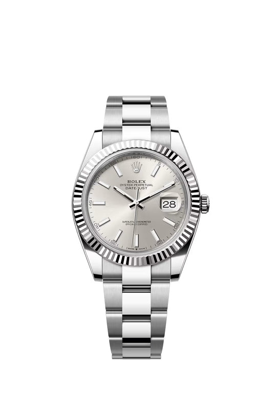 Rolex Datejust 41 Silver Index Dial on Oyster 126334 Papers 2026