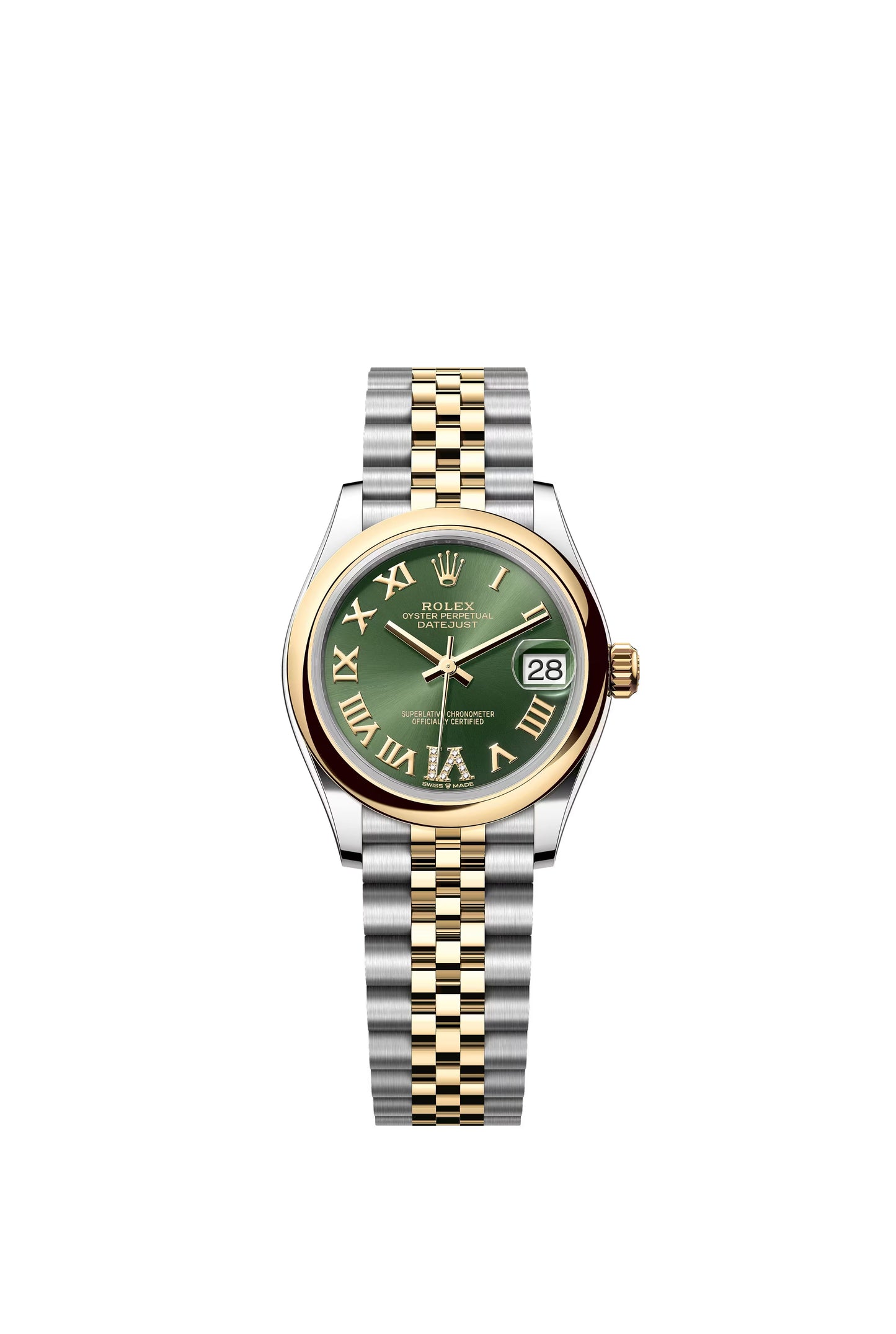 Rolex Datejust 31 Olive Green Diamond Roman Six Dial on Jubilee 278243 Papers 2026