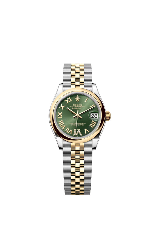 Rolex Datejust 31 Olive Green Diamond Roman Six Dial on Jubilee 278243 Papers 2026