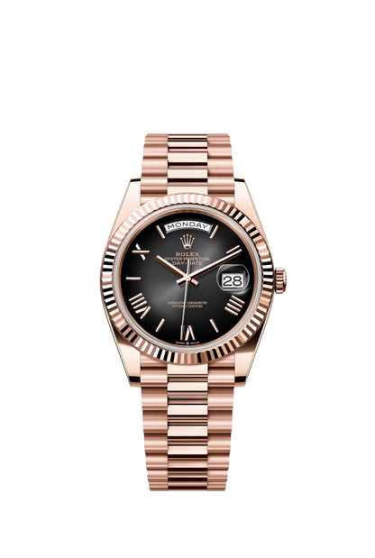 Rolex Day-Date 40 Slate Ombr√© Roman Dial on President 228235 Papers 2026