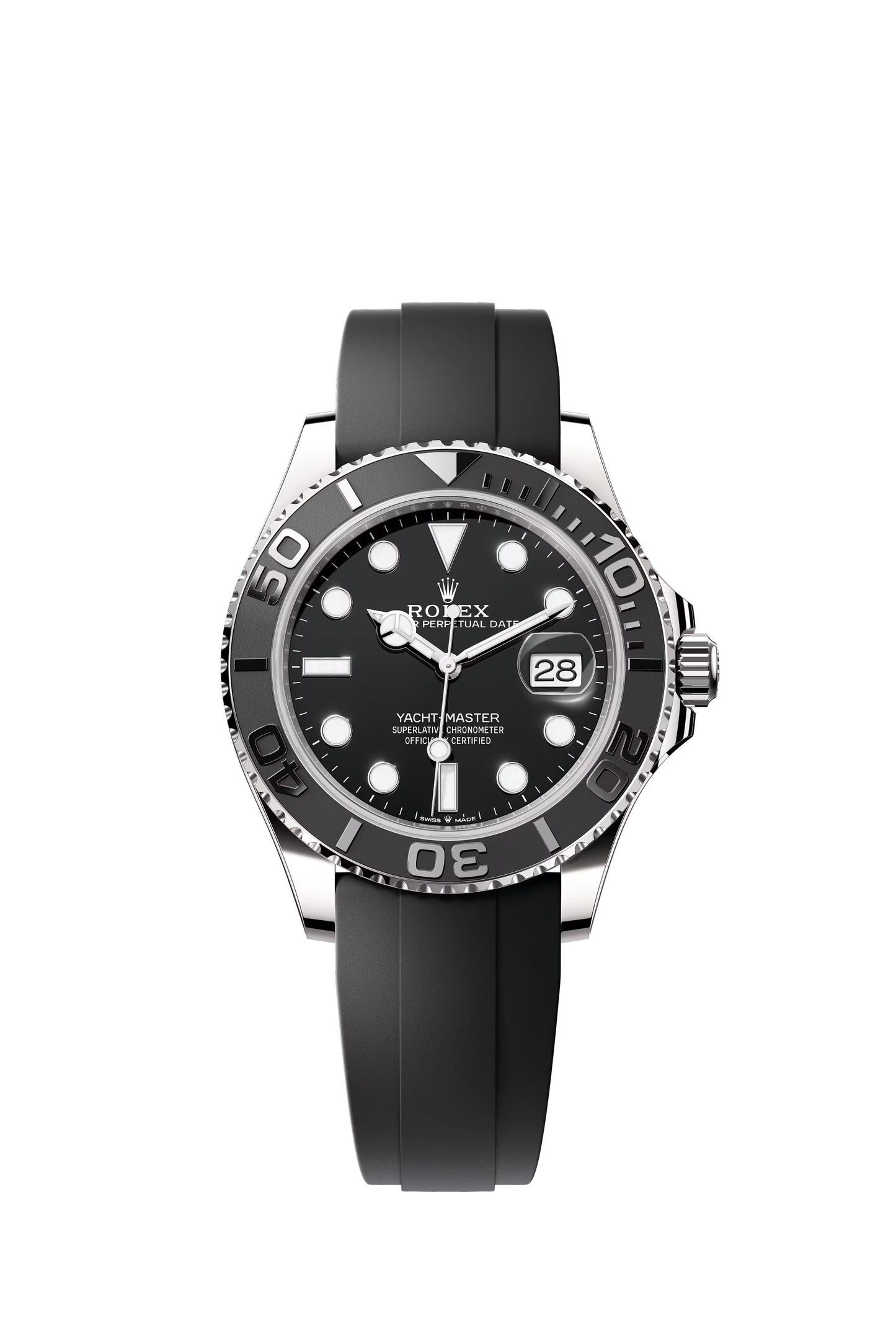 Rolex Yacht-Master 42 Black Dial on Oysterflex 226659 Papers 2020