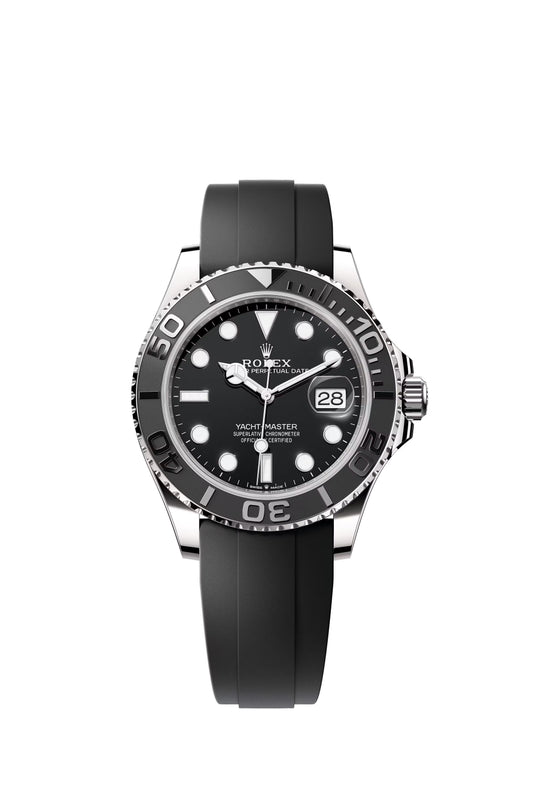 Rolex Yacht-Master 42 Black Dial on Oysterflex 226659 Papers 2020