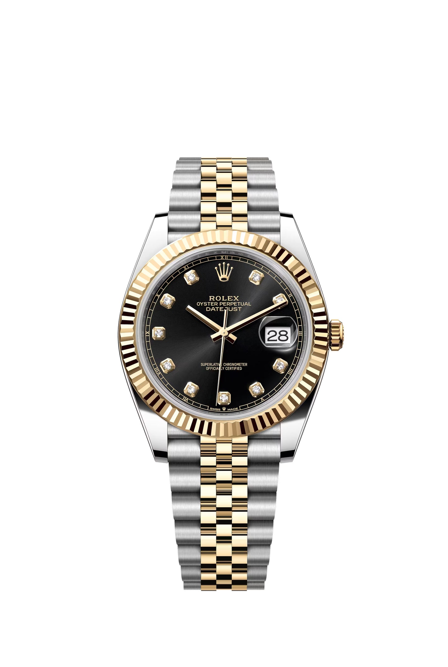 Rolex Datejust 41 Black Diamond Dial on Jubilee 126333 Papers 2025