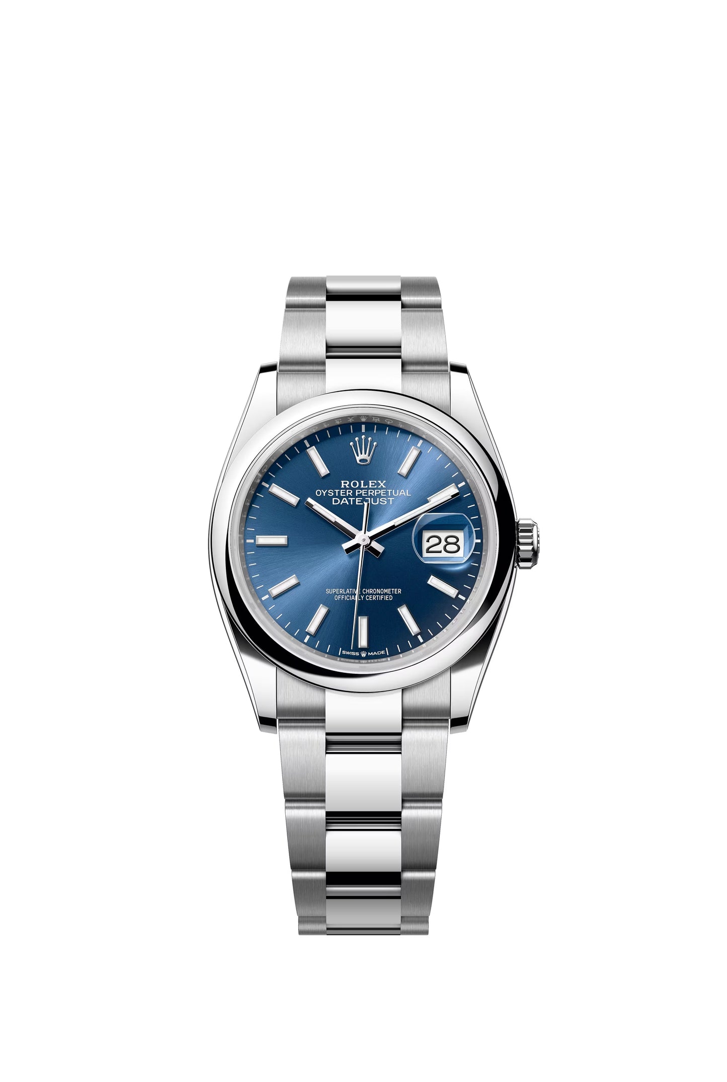 Rolex Datejust 36 Blue Index Dial on Oyster 126200 Papers 2026