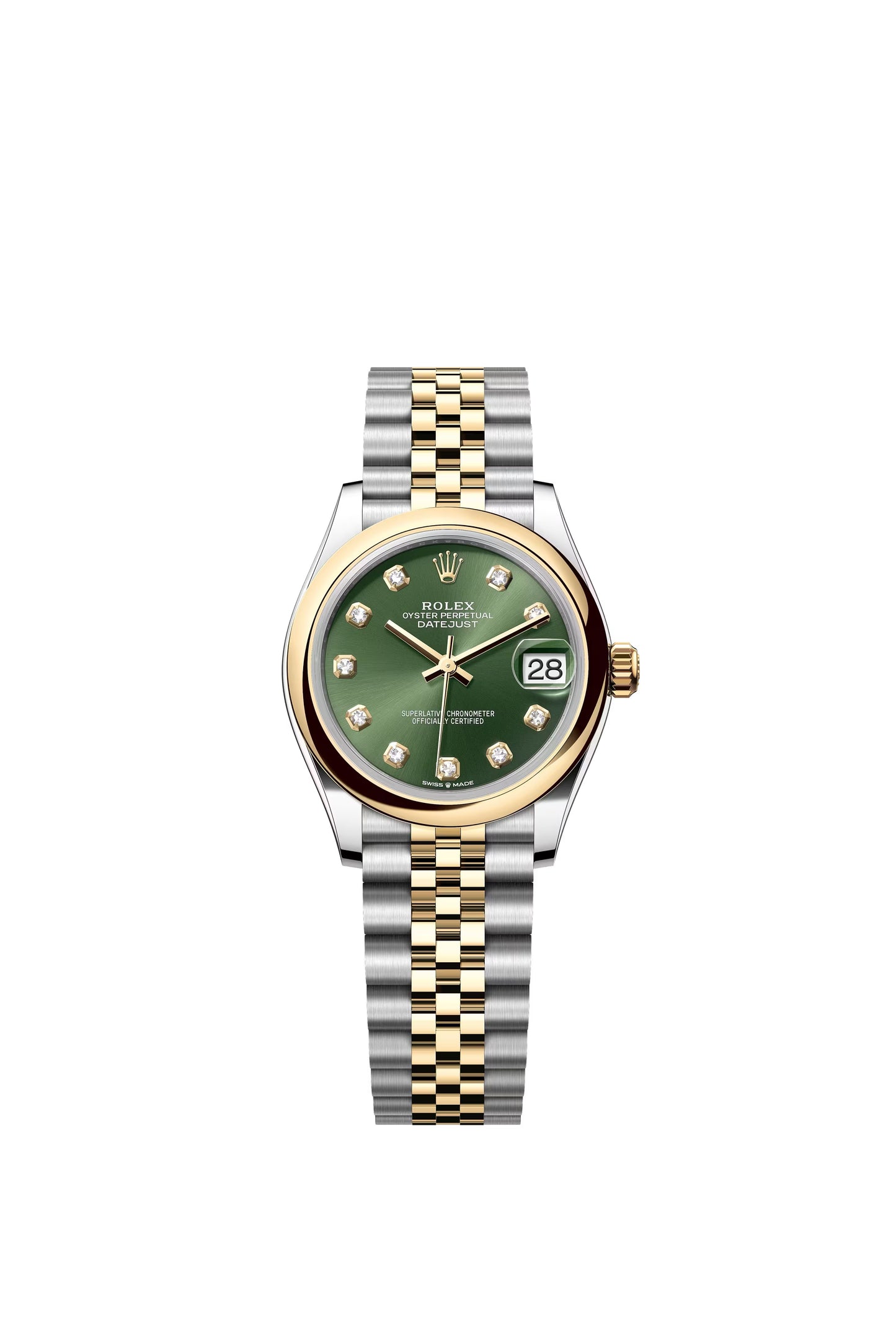 Rolex Datejust 31 Olive Green Diamond Dial on Jubilee 278243 Papers 2026