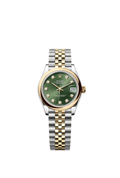 Rolex Datejust 31 Olive Green Diamond Dial on Jubilee 278243 Papers 2026