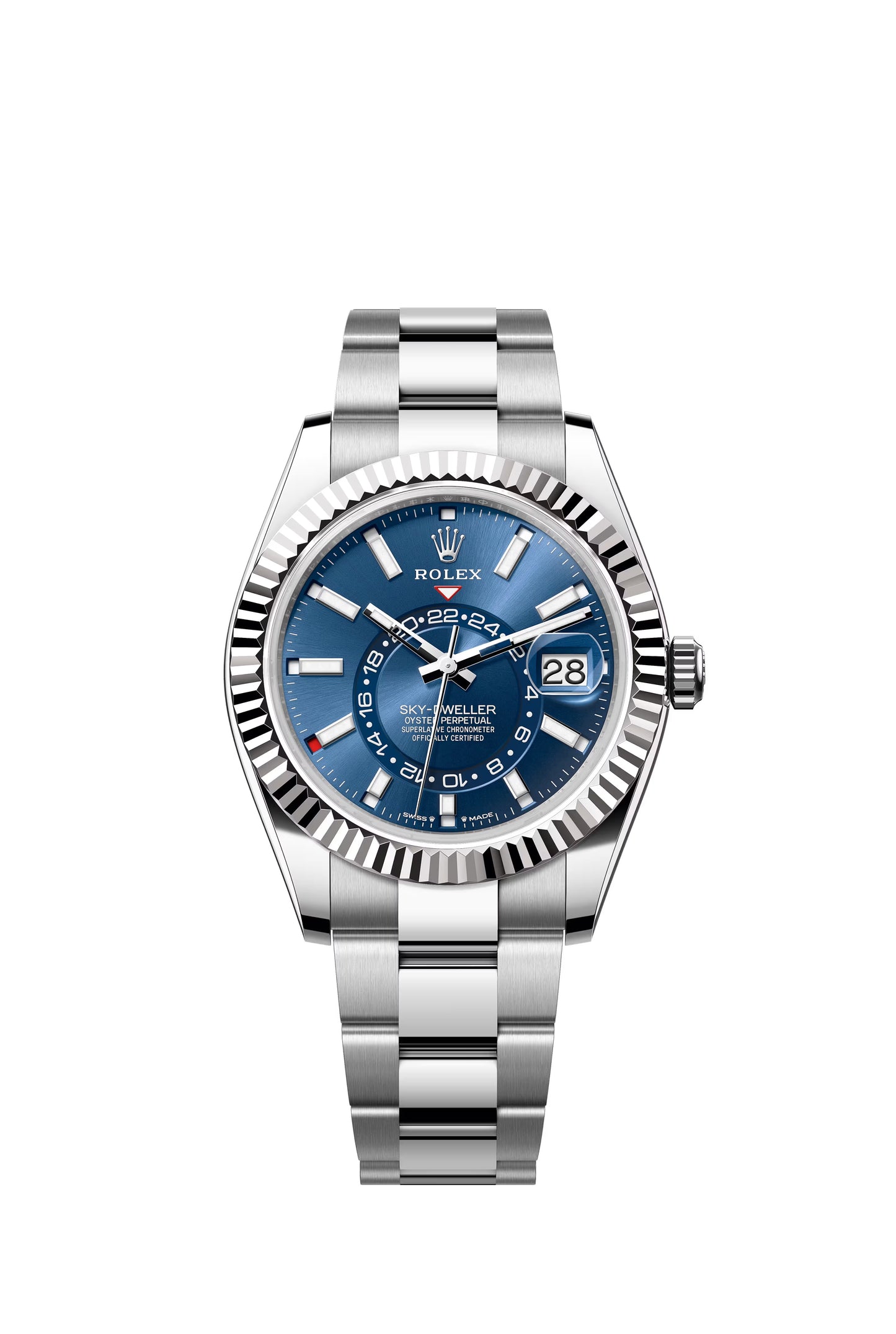 Rolex SkyDweller Blue Dial on Oyster 326934 Papers 2020