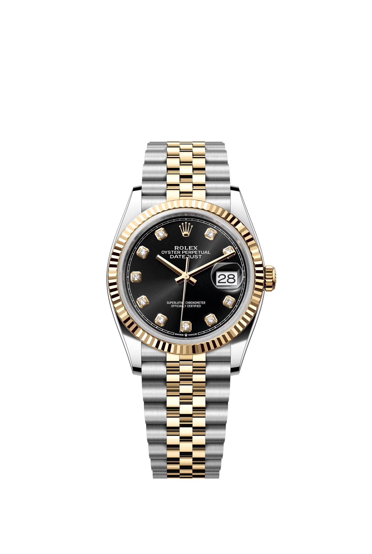 Rolex Datejust 36 Black Diamond Dial on Jubilee 126233 Papers 2026
