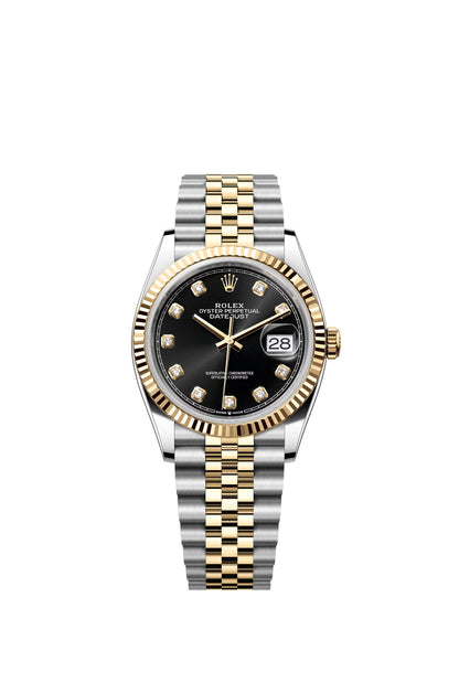Rolex Datejust 36 Black Diamond Dial on Jubilee 126233 Papers 2026