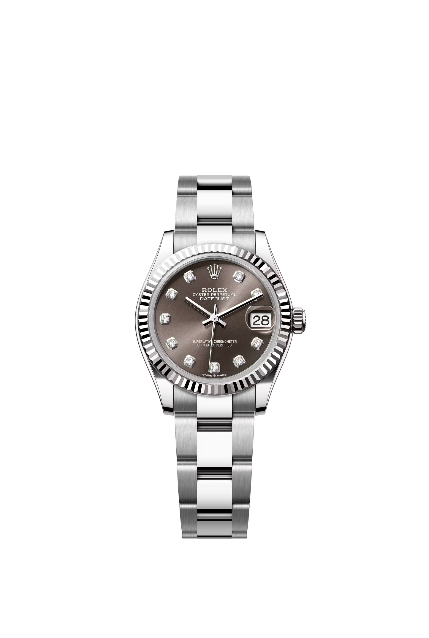 Rolex Datejust 31 Dark Grey Diamond Dial on Oyster 278274 Papers 2026