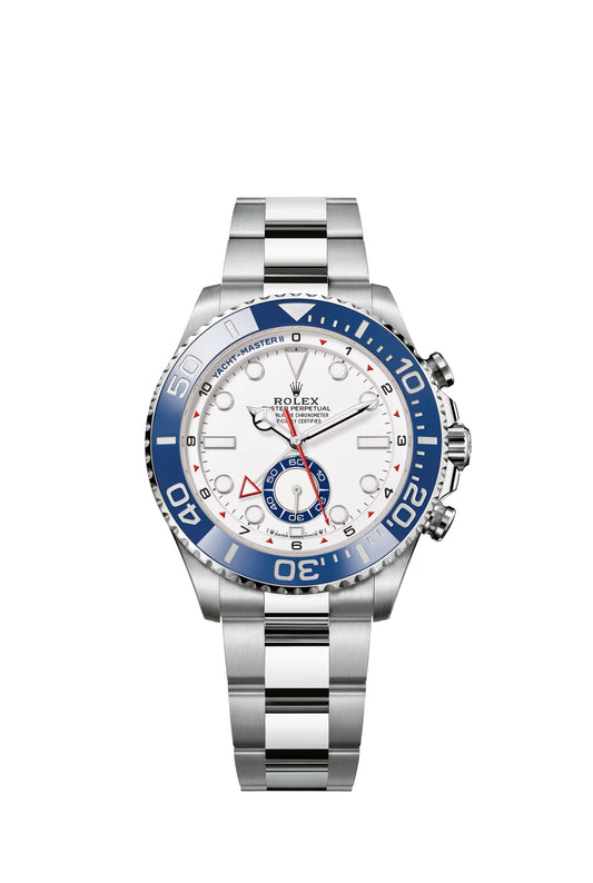 Rolex Yacht-Master II Matt White Dial on Oyster 116680 Papers 2020