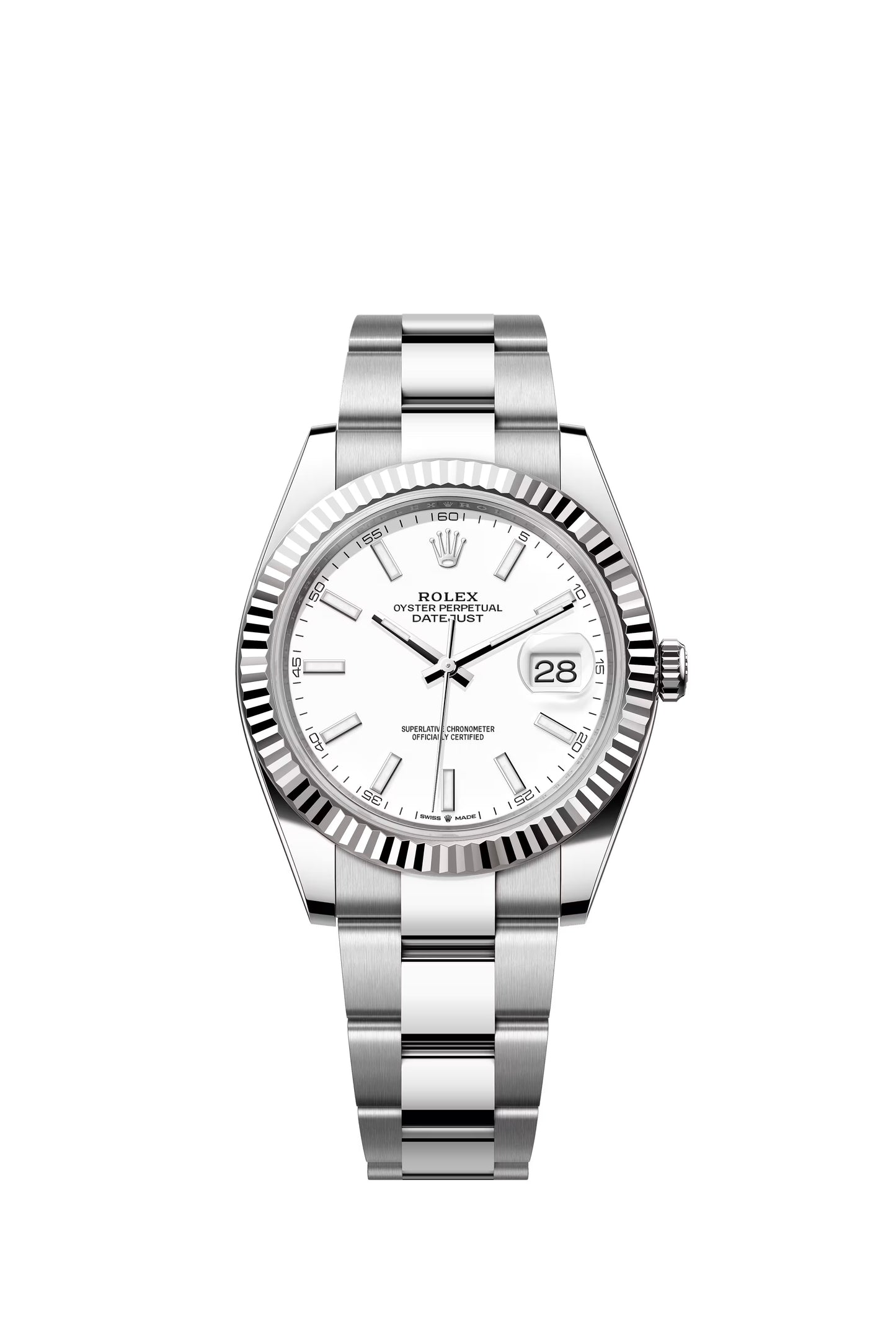 Rolex Datejust 41 White Index Dial on Oyster 126334 Complete 2022