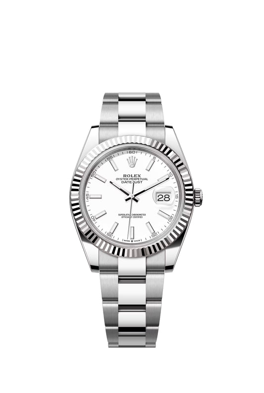 Rolex Datejust 41 White Index Dial on Oyster 126334 Complete 2022