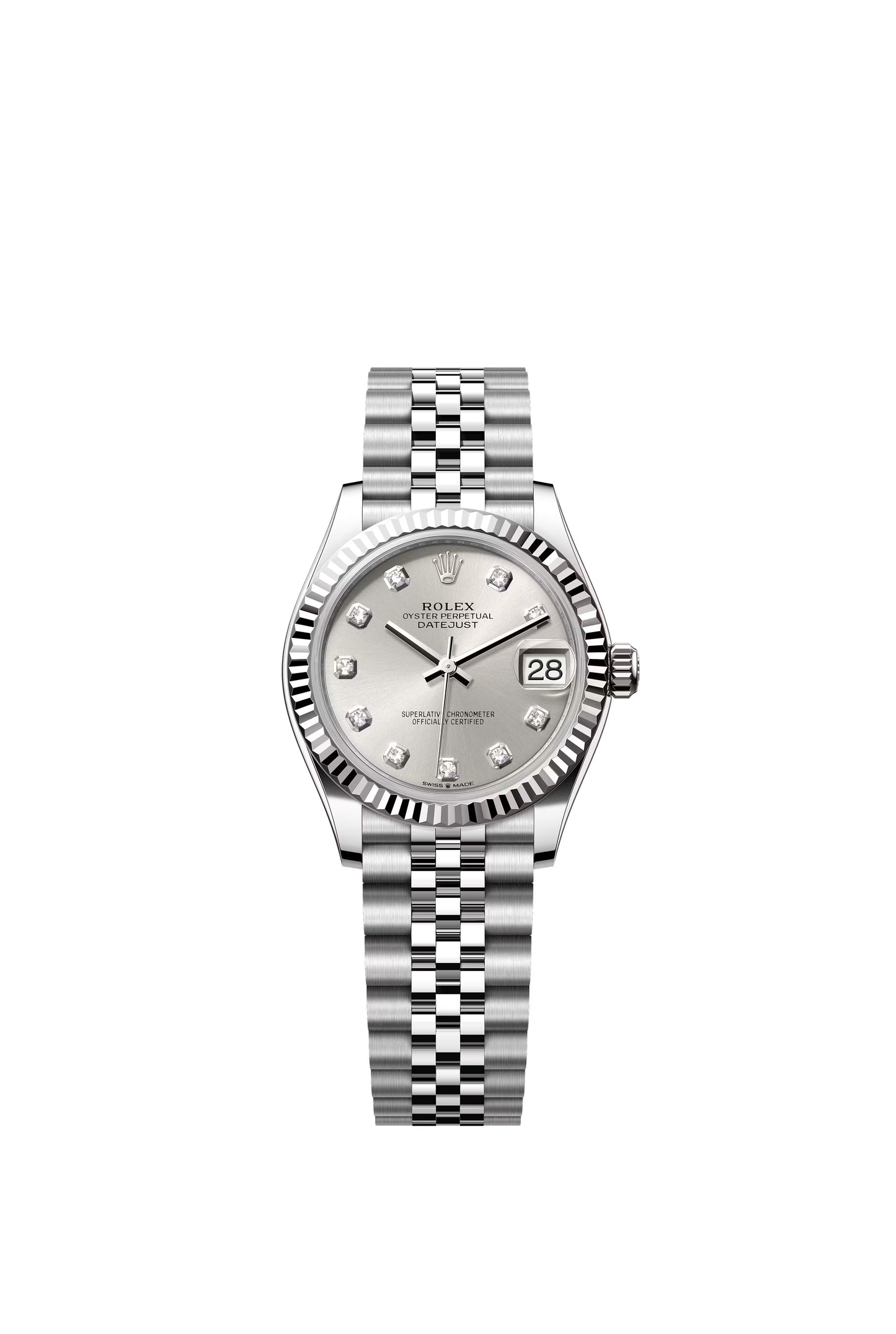 Rolex Datejust 31 Silver Diamond Dial on Jubilee 278274 Papers 2025