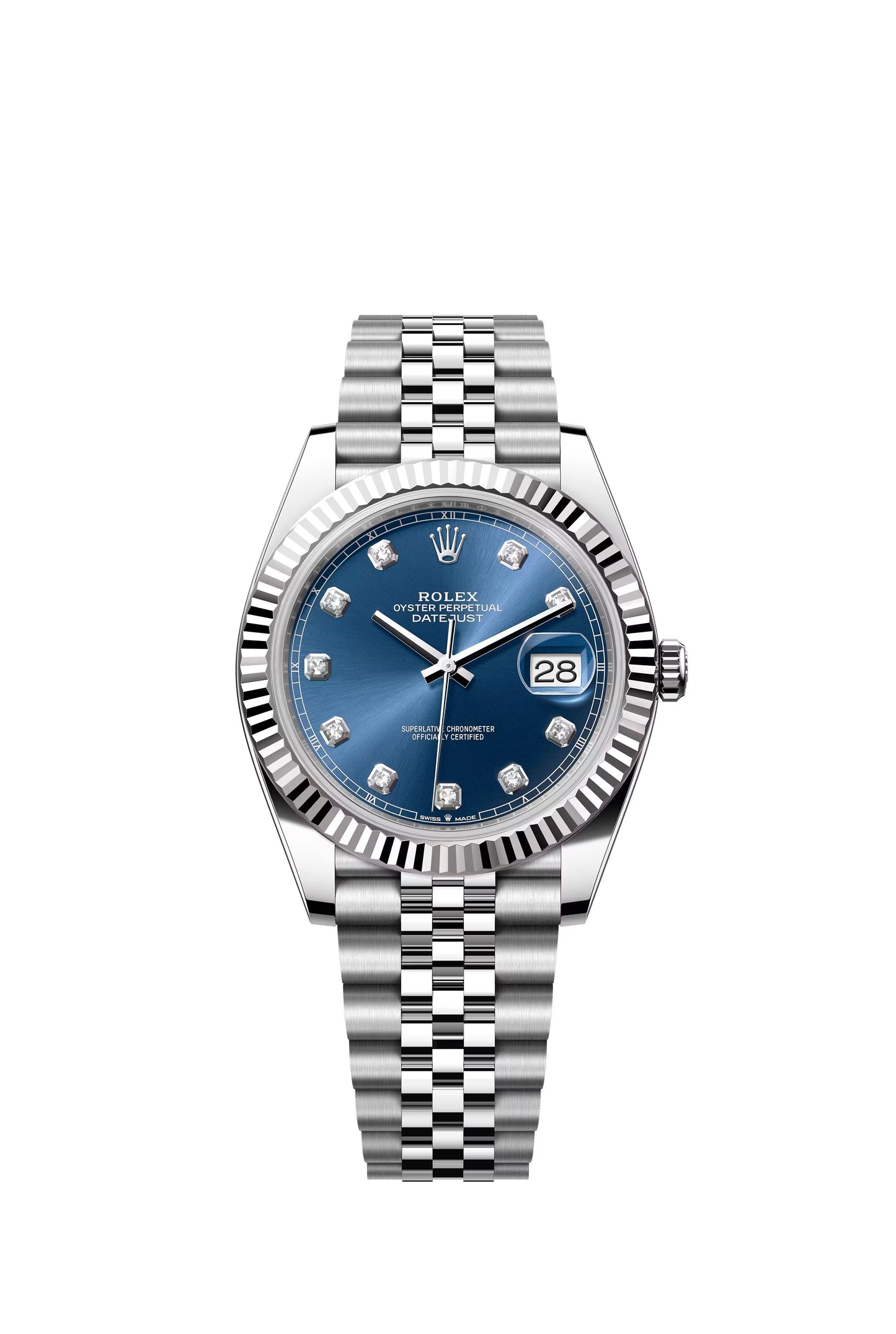 Rolex Datejust 41 Blue Diamond Dial on Jubilee 126334 Papers 2026