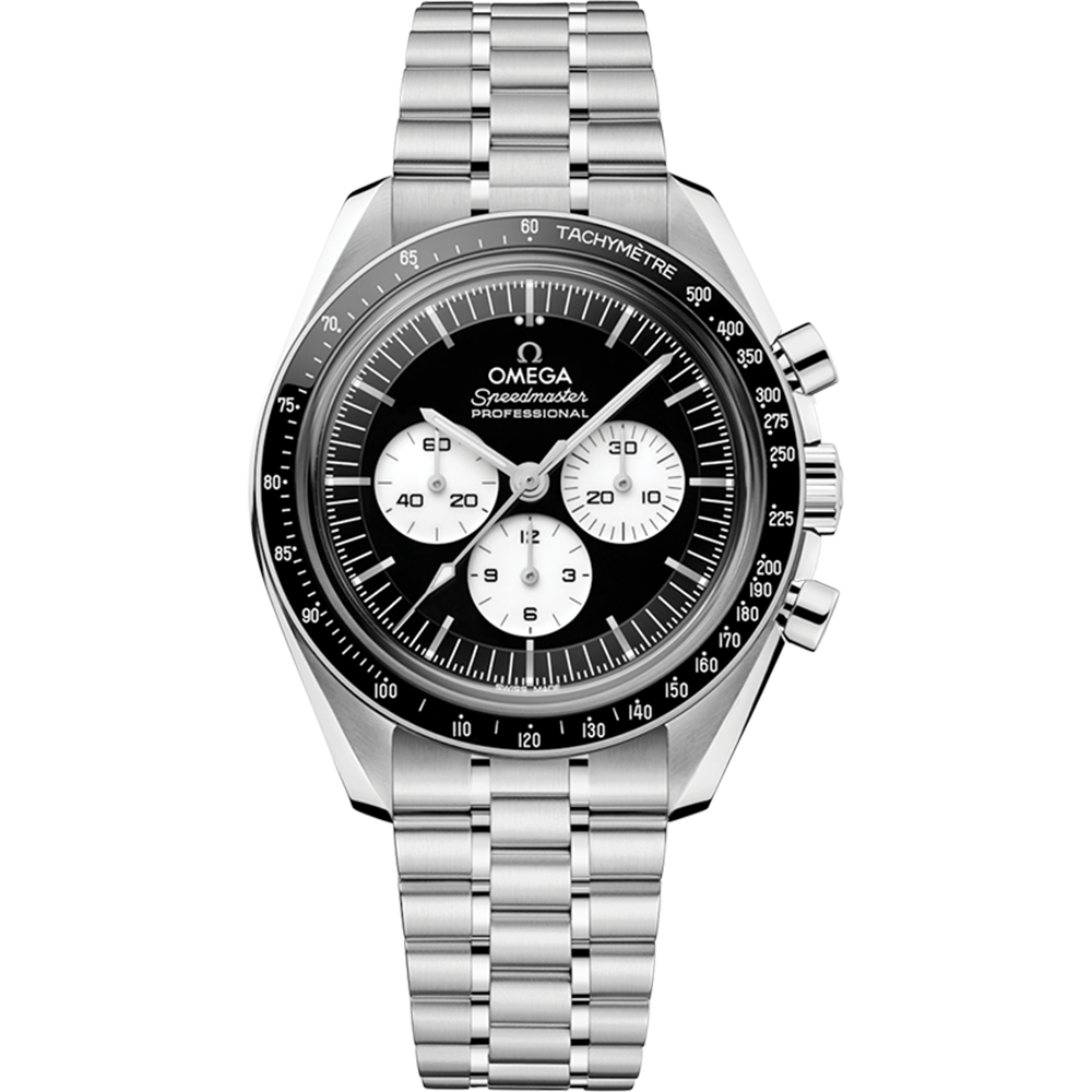Omega Speedmaster moonwatch “reverse panda” 42 Dial on Stainless steel with micro-adjust clasp 31030425001004 Complete 2026