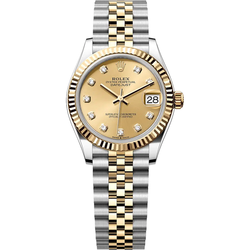 Rolex Datejust 31 Champagne Diamond Dial on Jubilee 278273 Papers 2026