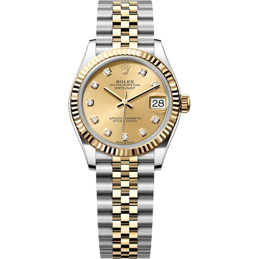 Rolex Datejust 31 Champagne Diamond Dial on Jubilee 278273 Papers 2026