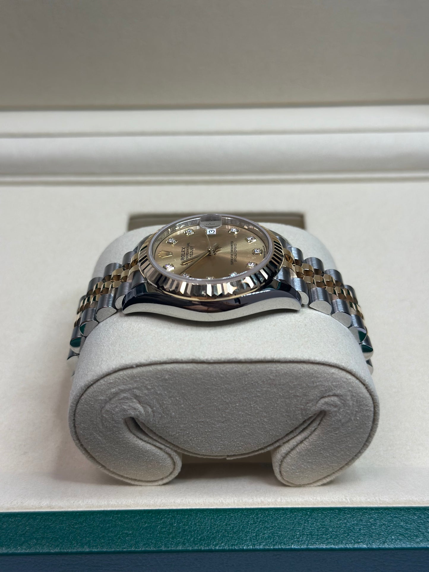 Rolex Datejust 31 Champagne Diamond Dial on Jubilee 278273 Papers 2026