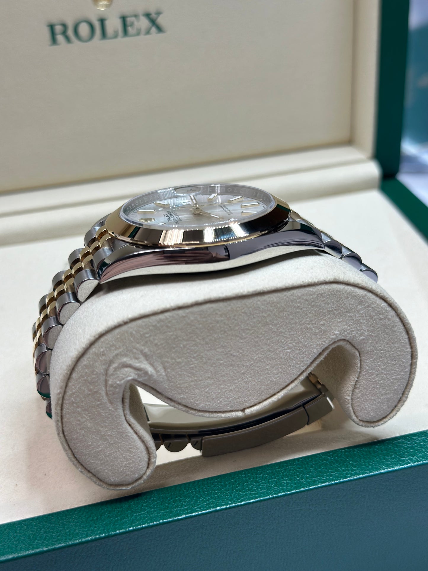 Rolex Datejust 41 Silver Index Dial on Jubilee 126303 Papers 2026