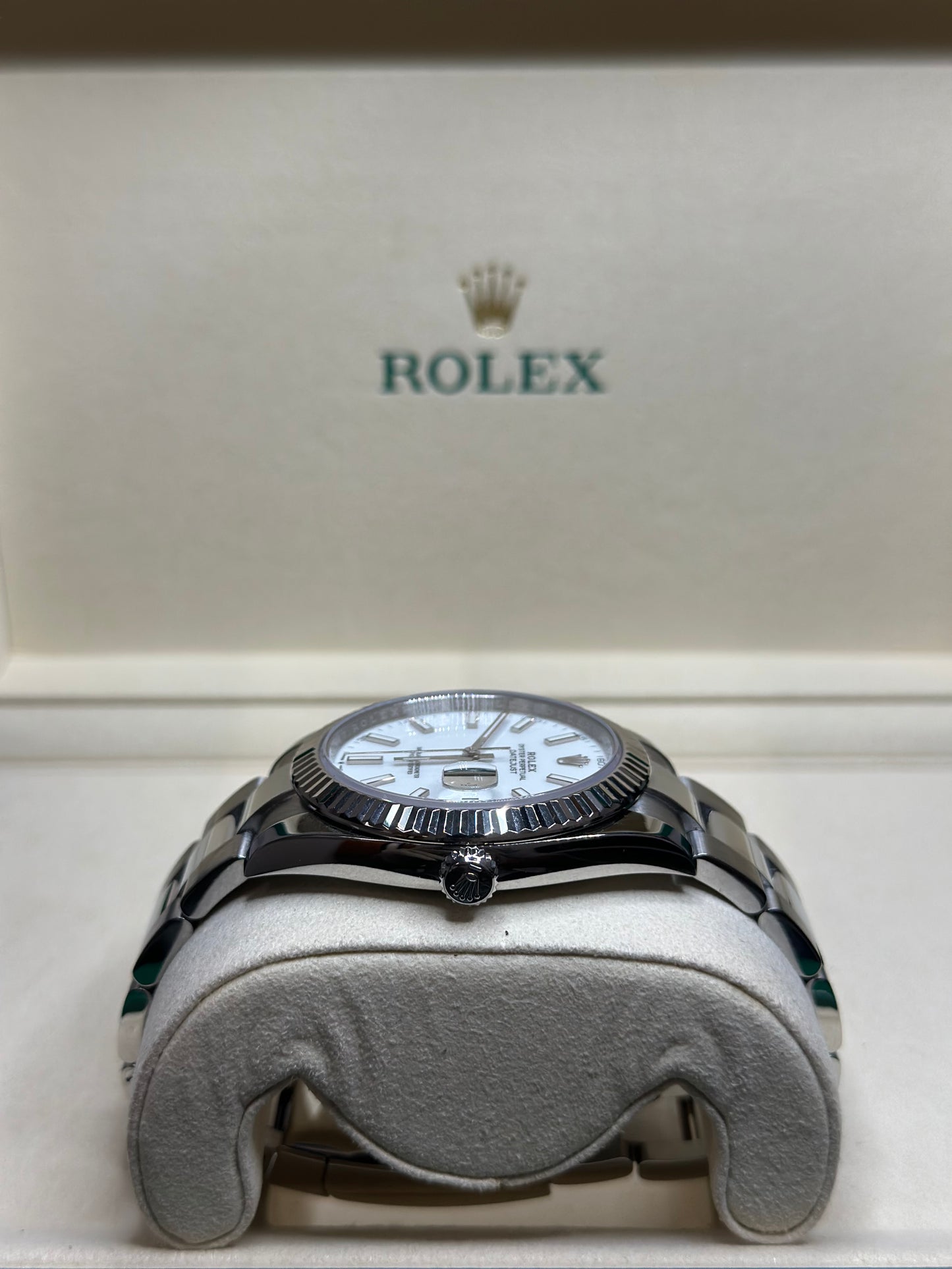 Rolex Datejust 41 White Index Dial on Oyster 126334 Complete 2022