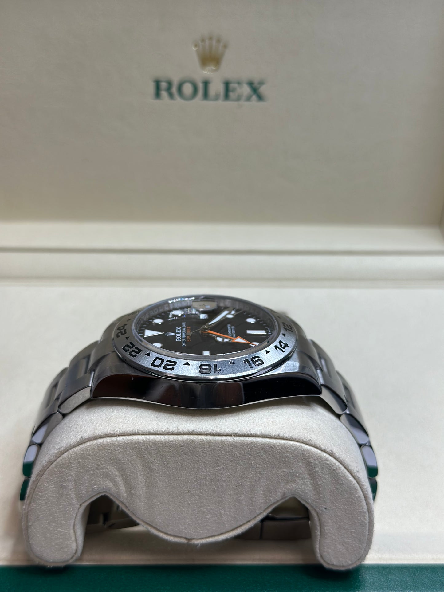 Rolex Explorer II Black Dial on Oyster 226570 Papers 2022