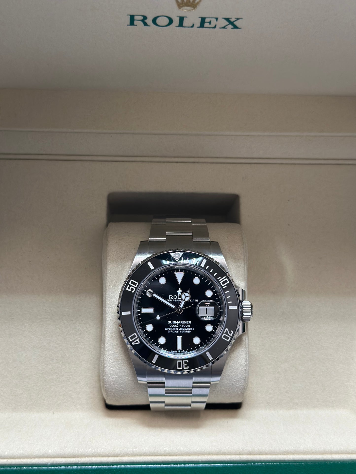Rolex Submariner Black Dial on Oyster 126610LN Papers 2026