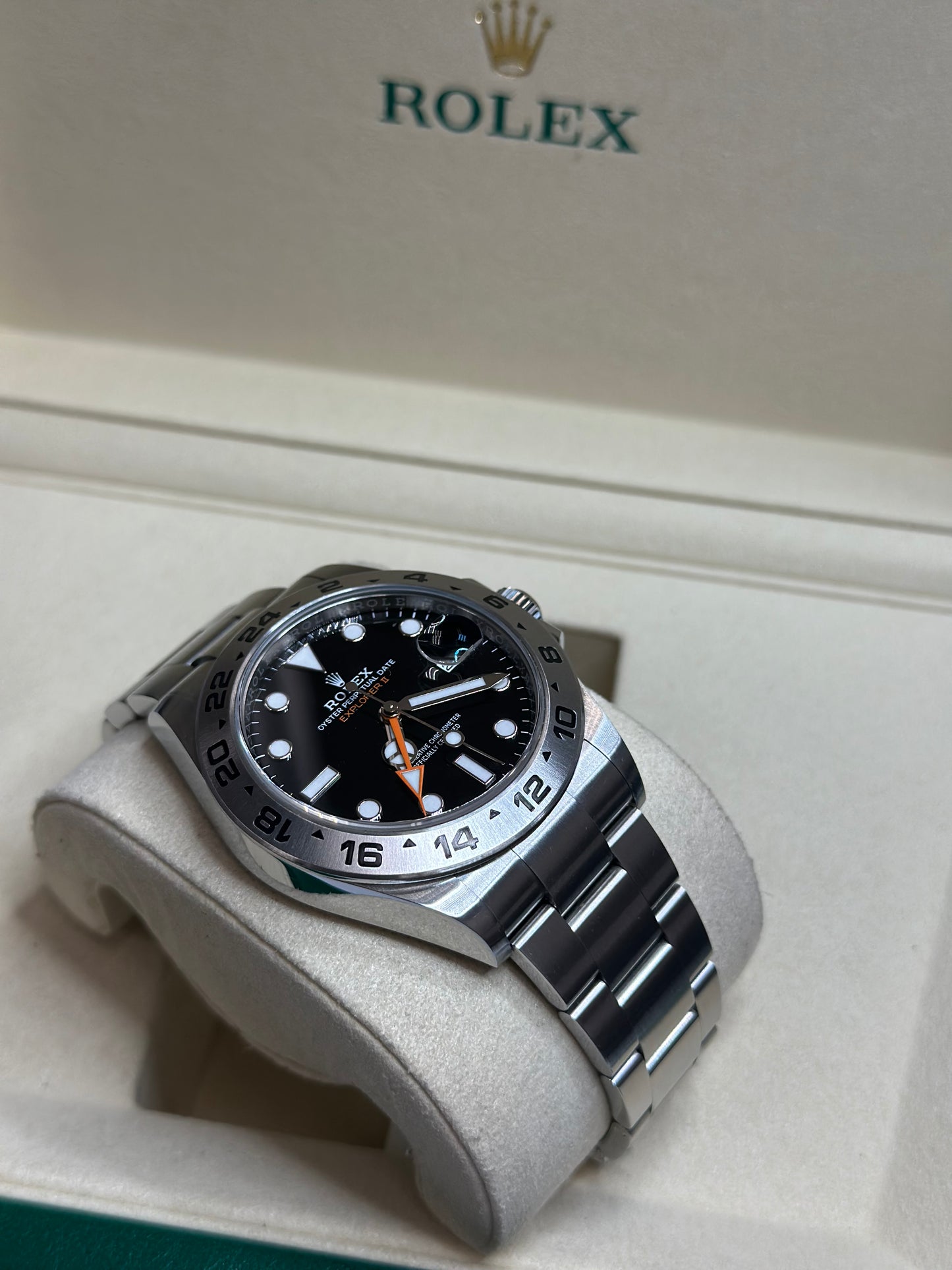 Rolex Explorer II Black Dial on Oyster 226570 Papers 2022