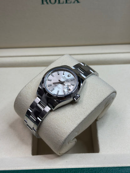Rolex Datejust Lady Silver Index Dial on Oyster 279160 Papers 2021