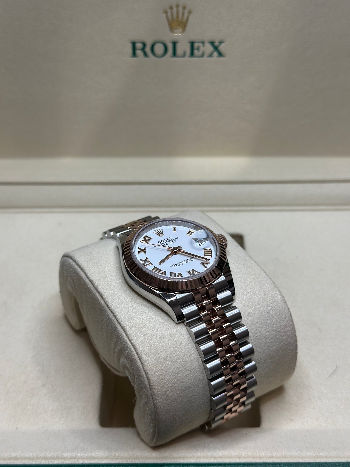 Rolex Datejust 31 White Roman Dial on Jubilee 278271 Papers 2026