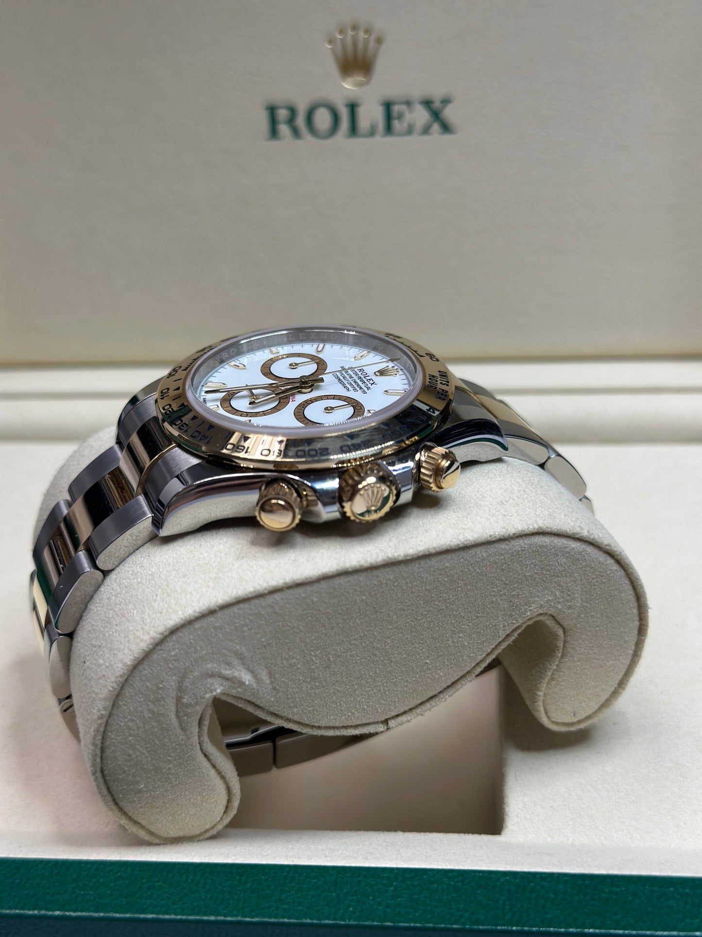 Rolex Daytona White Index Dial on Oyster 126503 Papers 2024