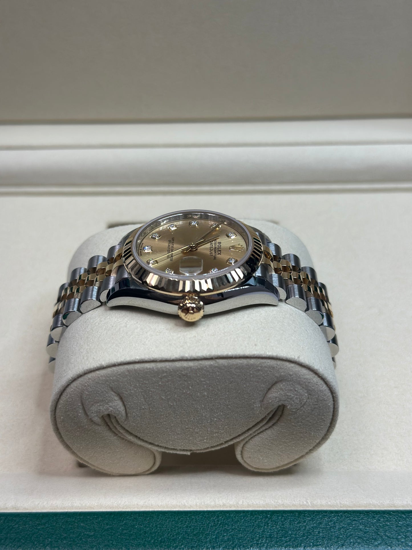Rolex Datejust 31 Champagne Diamond Dial on Jubilee 278273 Papers 2026