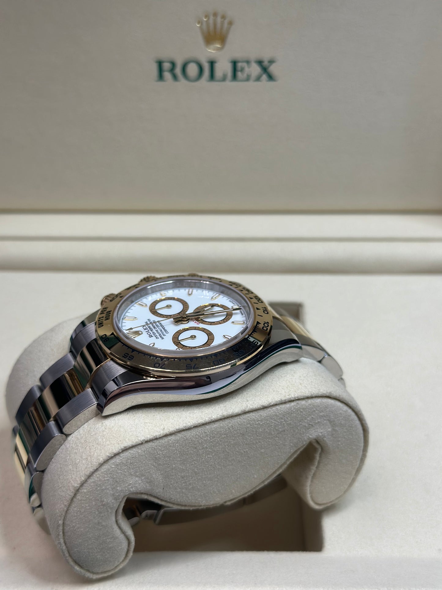 Rolex Daytona White Index Dial on Oyster 126503 Papers 2024
