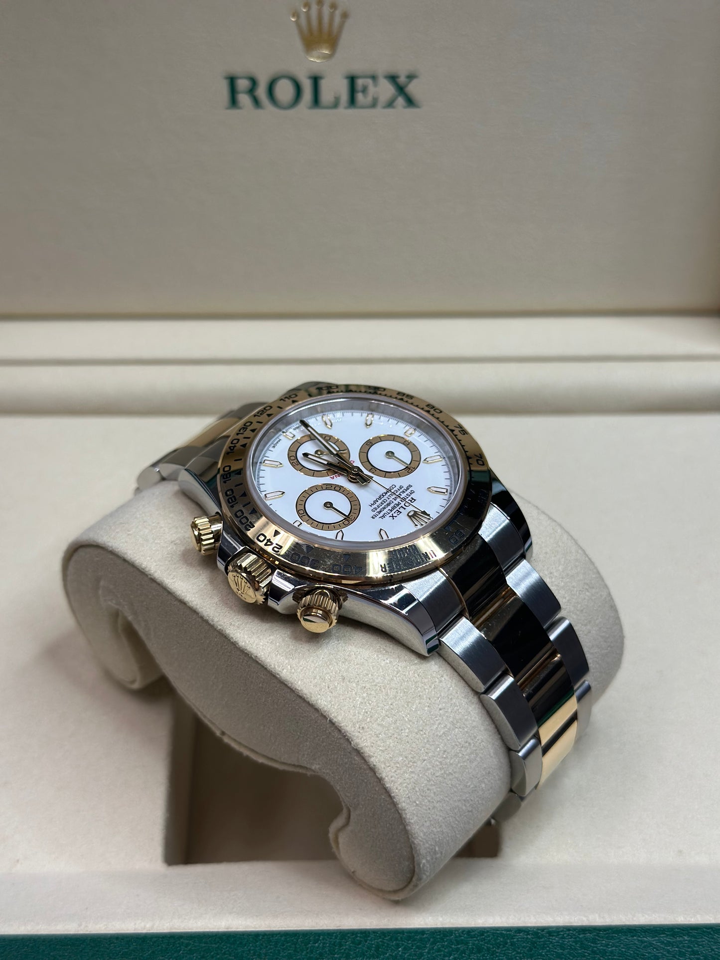 Rolex Daytona White Index Dial on Oyster 126503 Papers 2024