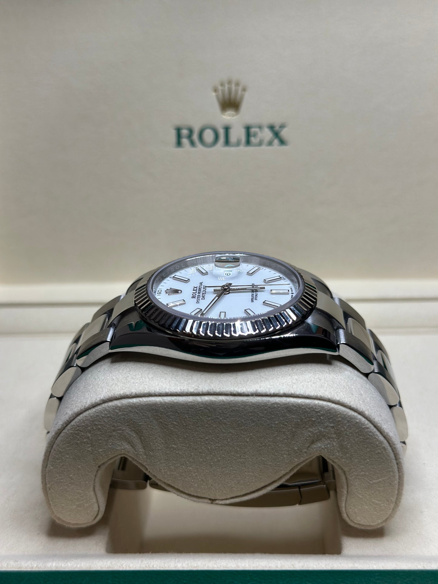 Rolex Datejust 41 White Index Dial on Oyster 126334 Complete 2022
