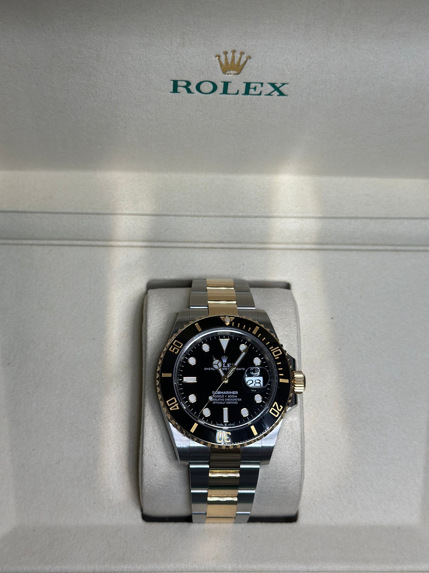 Rolex Submariner Black Dial on Oyster 126613LN Card 2020