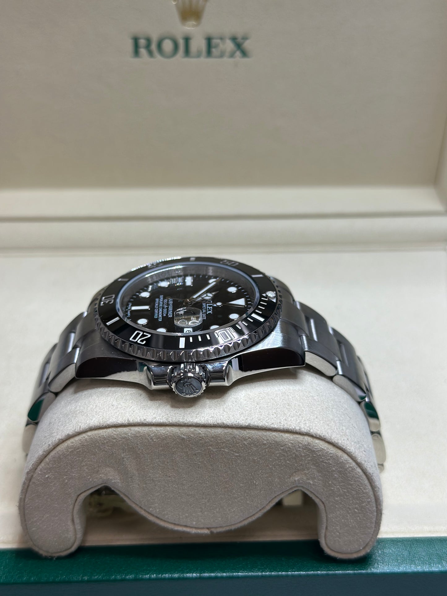Rolex Submariner Black Dial on Oyster 116610LN Papers 2015